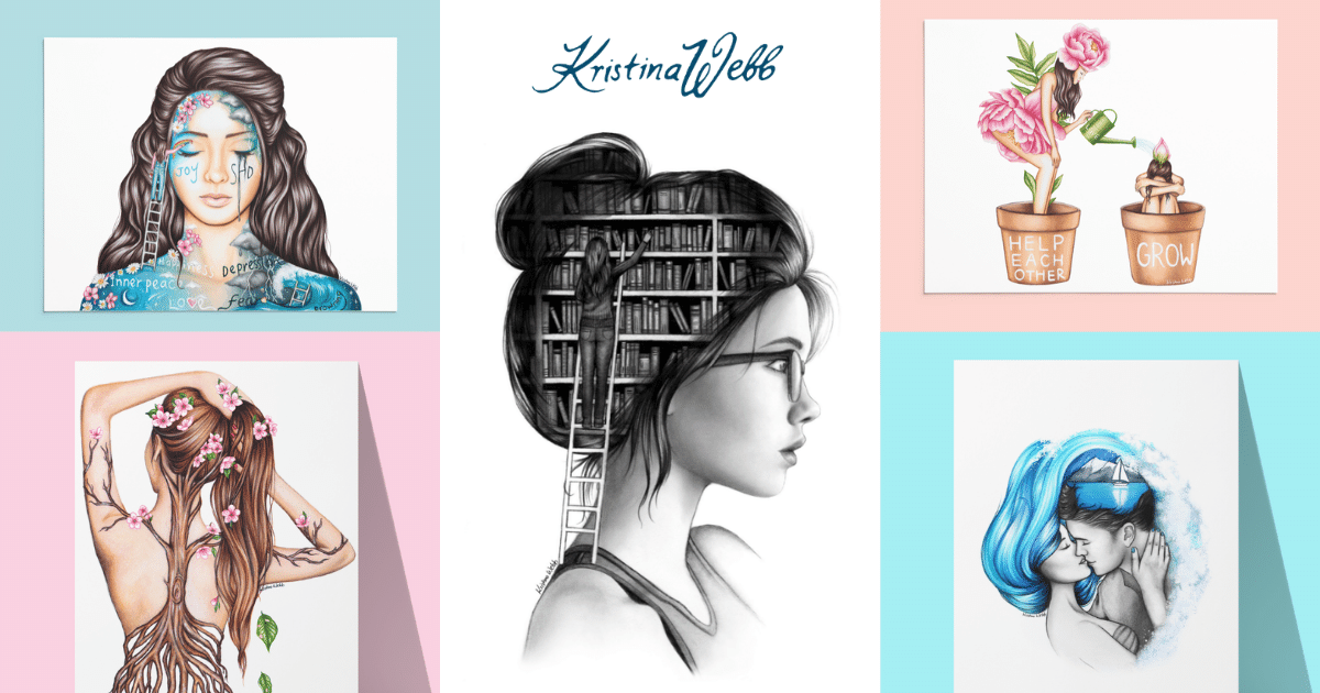 The Official Kristina b Art Store Shop Now